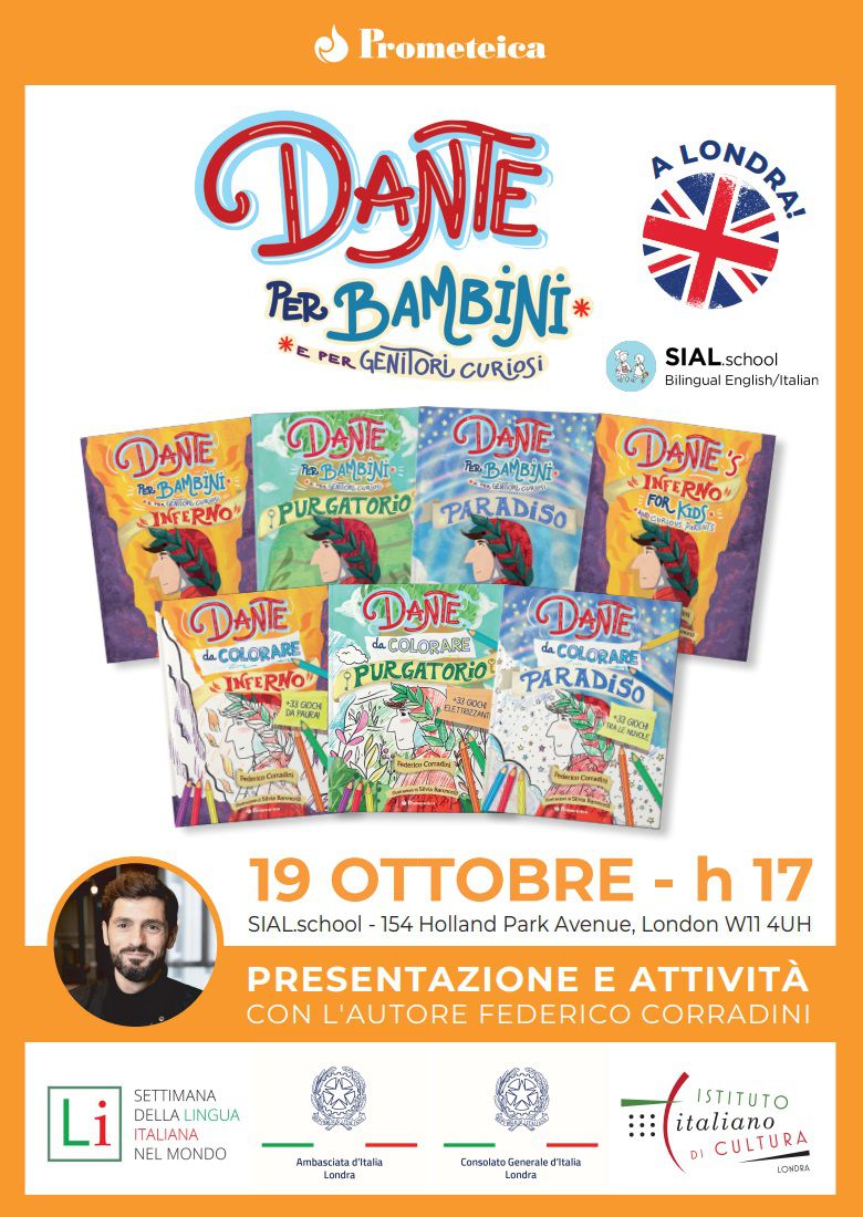 Dante per bambini: la serie di libri presentata alla Sial School di Londra